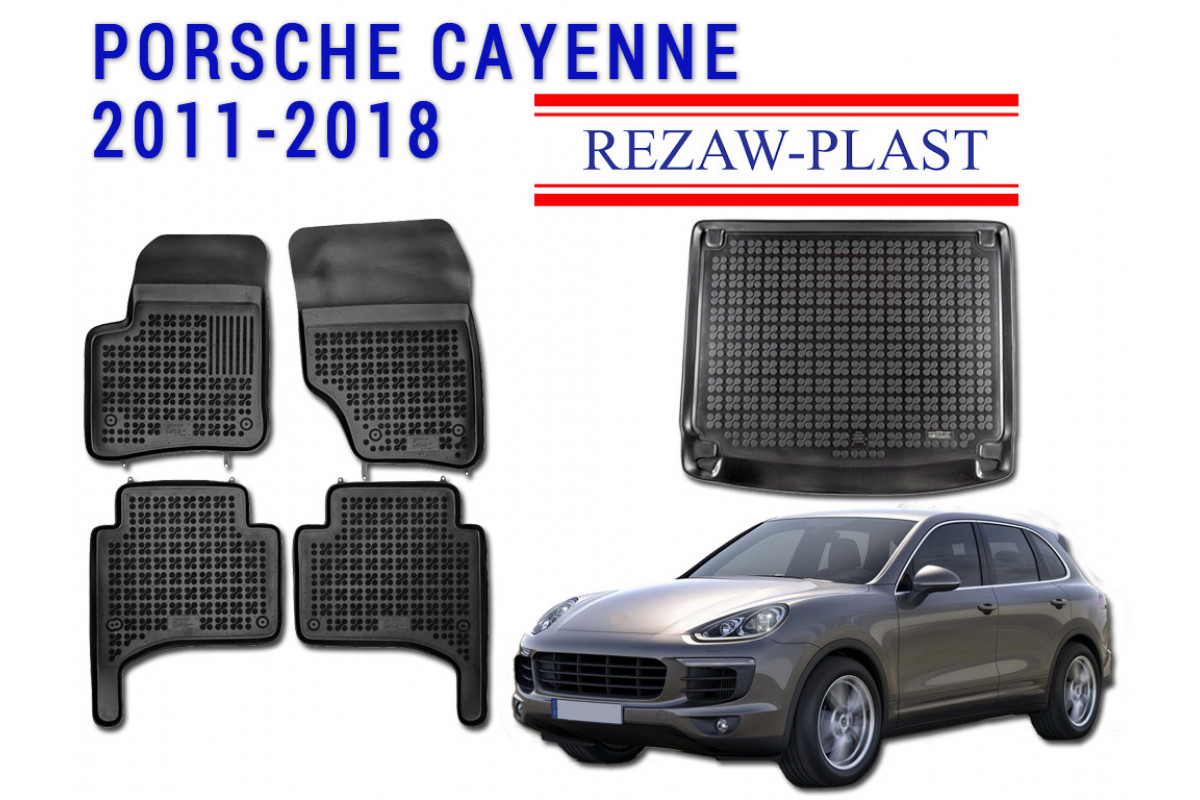 rezaw-plast-floor-liners-set-in-black-for-porsche-cayenne-2011-2018